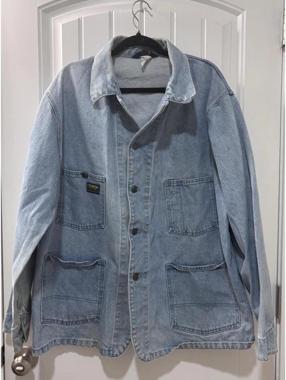 Osh Kosh Denim Chore Jacket Light wash XL Vintage